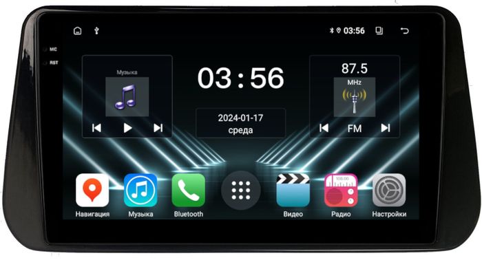 Магнитола для Hyundai Santa Fe 4 2020+ - FarCar S280 монитор 10.36" IPS на Android 13, CarPlay