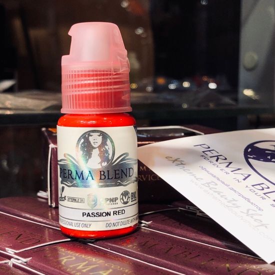 Perma Blend. Пигмент для татуажа "Passion Red"