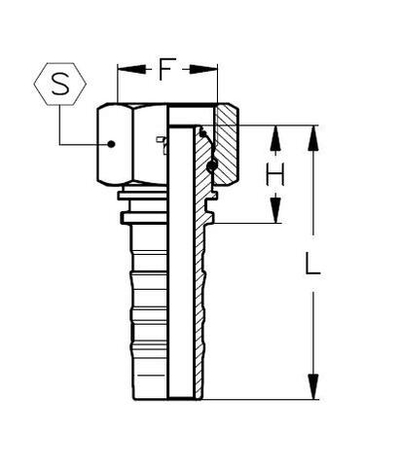 Фитинг DN 50 BSP (Г) 2 CS
