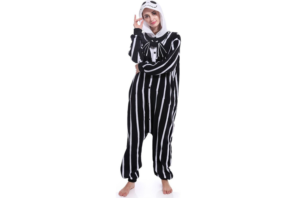 Кигуруми Funfur Fleece Скелетон S