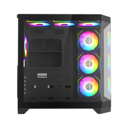 Компьютерный корпус Gamemax Hype-A BK Black без Б/П