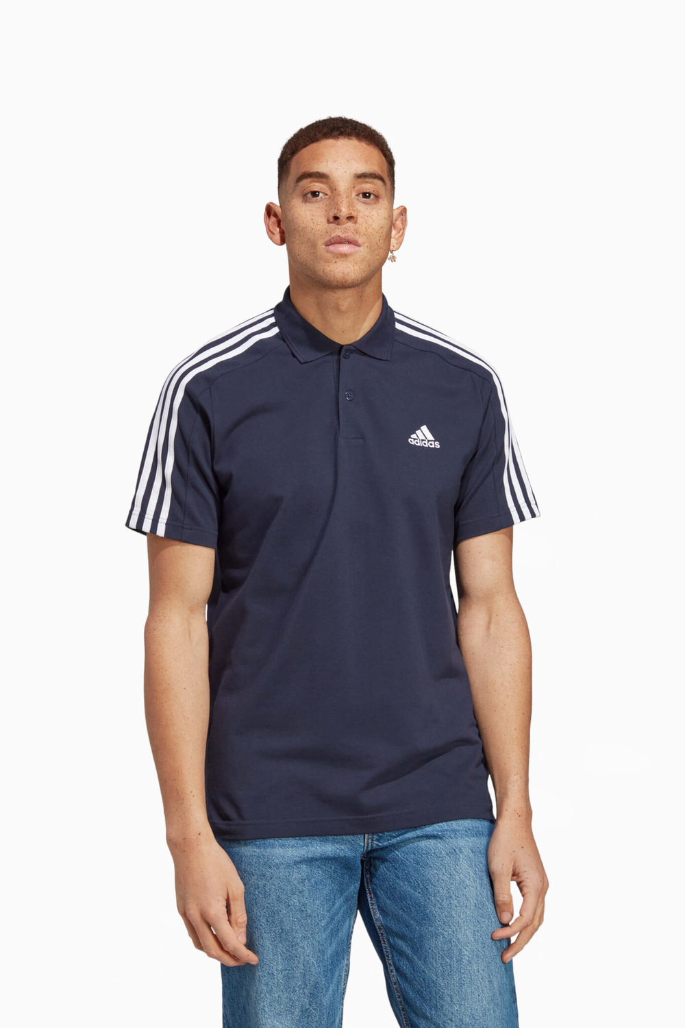 Футболка adidas Essentials Pique 3-Stripes Polo