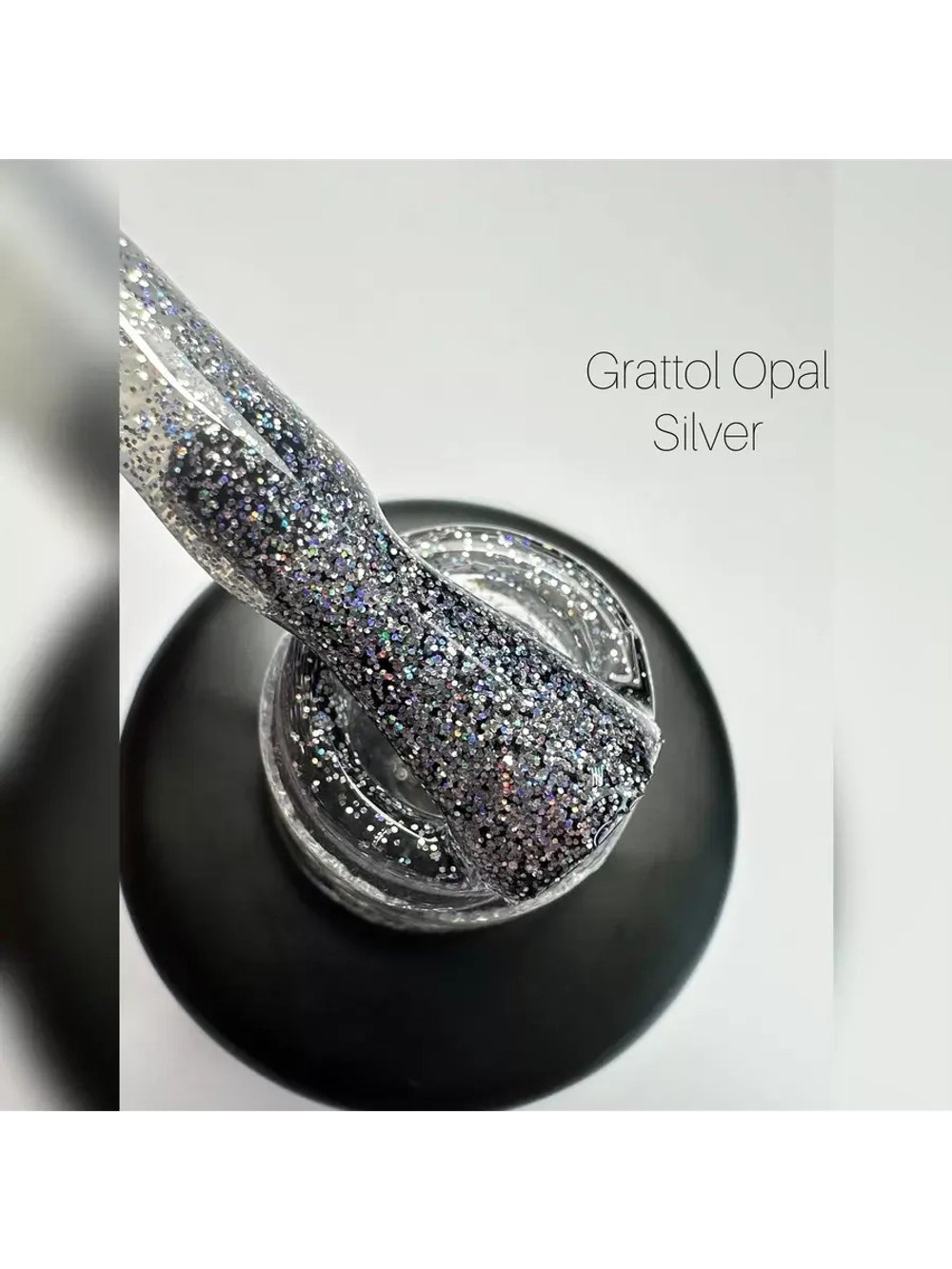 Гель лак для ногтей Grattol Opal Silver 9мл