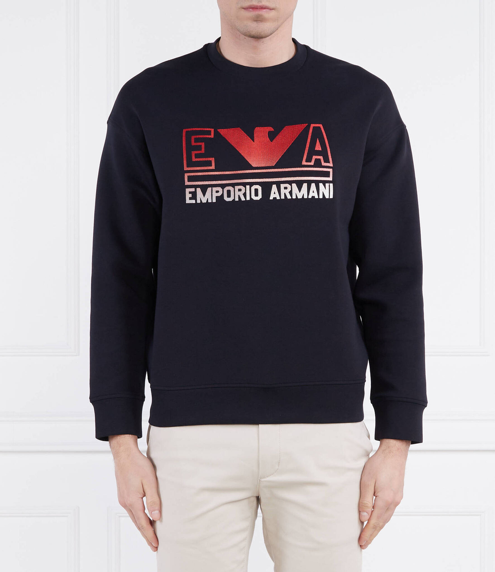 Худи Emporio Armani - темно-синий(3R1MBT 1JHSZ)