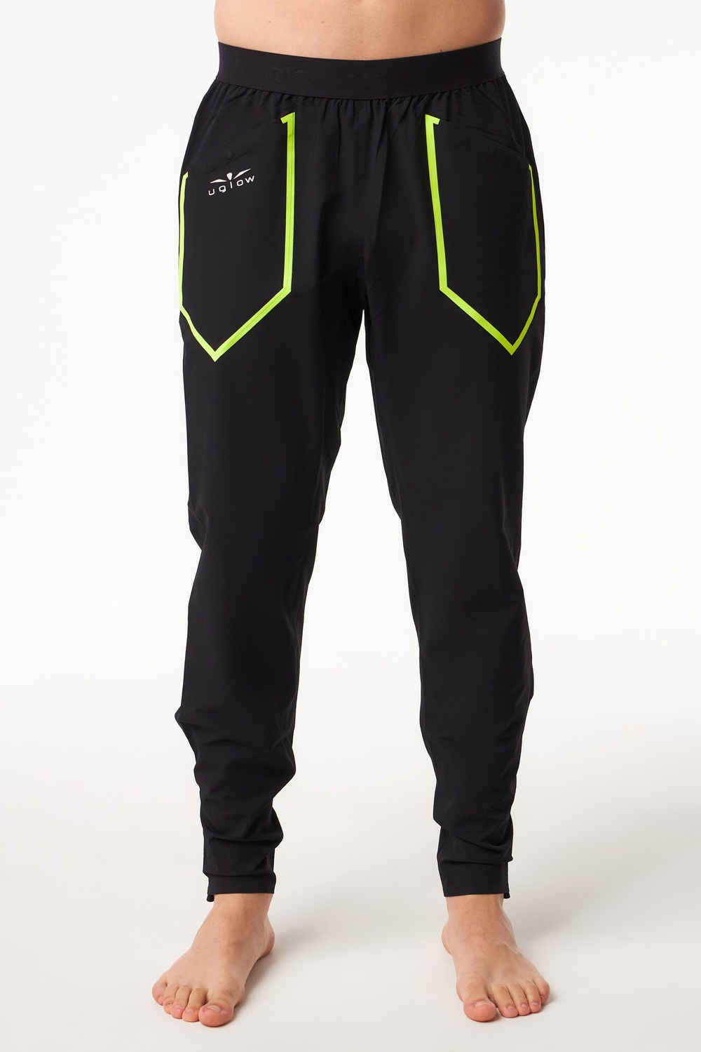 ШТАНЫ МУЖСКИЕ RUNNING PANT | BLACK YELLOW