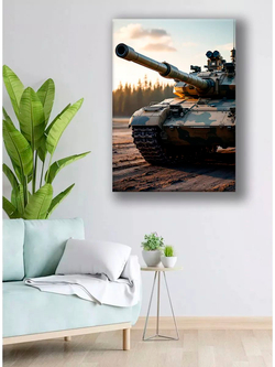 Картина "T-62", для интерьера 50х70см 1шт.