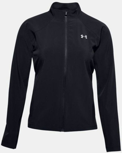 Женская Кофта теннисная Under Armour Launch 3.0 Storm M - черный