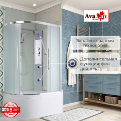 Душевая кабина AvaCan (АваКан) EM5912RN с высоким поддоном, 120х90х208