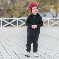 Толстовка с капюшоном "Уголь" утепленная