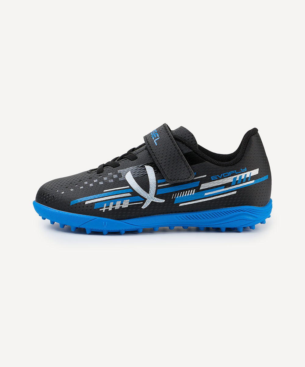 Бутсы многошиповые Evofly TF Talant Black/blue, детский