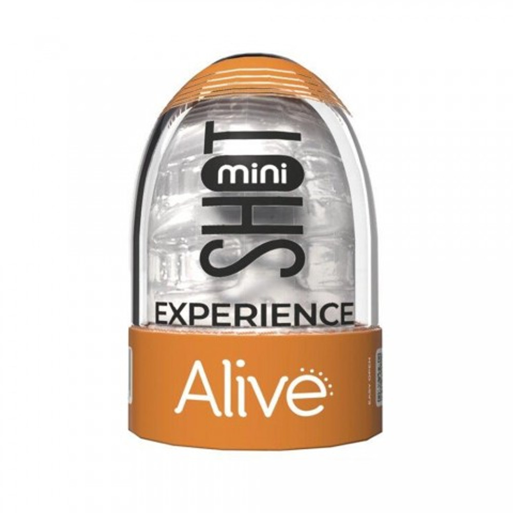 Мини-мастурбатор Shot от Alive, прозрачный