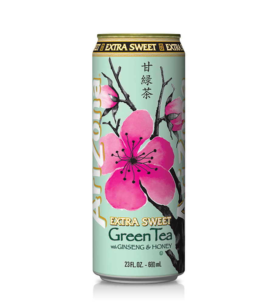 Холодный чай "Аризона /  Arizona Extra Sweet Green Tea" 680мл