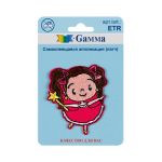Патч (аппликация самоклеящаяся) №02, 1 шт, 01-215 Фея 5х5.5 см, Gamma ETR