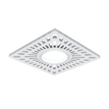 Встраиваемый точечный светильник 1*Gu5.3/LED 3W 3000K BL127 белый Backlight Gauss
