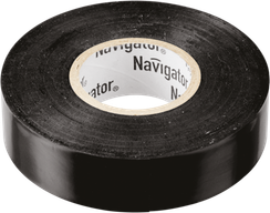 Изолента Navigator 0,18*19*20 черная 21643
