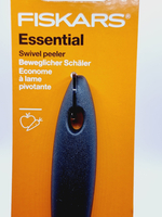 Fiskars Овощечистка Essential Swivel Peeler, с вращающимся лезвием 6 см (из Финляндии)
