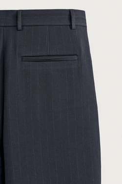 ZARA БРЮКИ RELAXED FIT СО СКЛАДКАМИ, ПОЛОСКИ