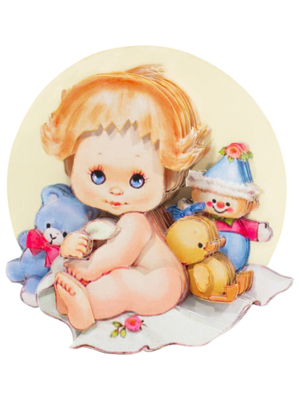 "Малыш с игрушками"-P0112 папертоль картина