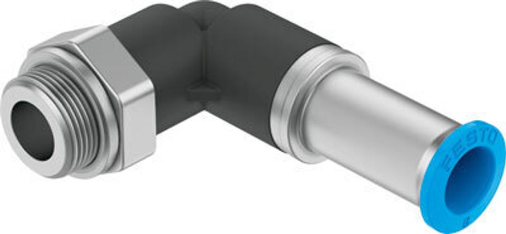 QSKL-G3/8-12 Угловой фитинг с цанговым зажимом, самозапирающийс