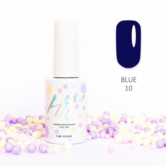 Гель-лак ТМ "HIT gel" №10 Blue, 9 мл