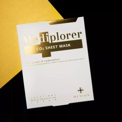 Mediplorer Тканевая маска для лица СО2 Медиплорер- CO2 Sheet Mask, 5 шт.