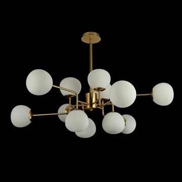 Люстра Maytoni MOD221-PL-12-G кремовое золото Erich Modern