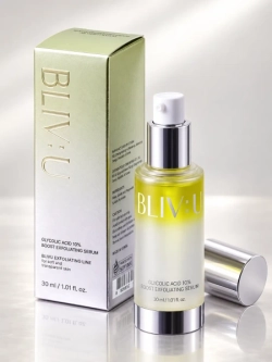 Отшелушивающая сыворотка с гликолиевой кислотой BLIV:U Glycolic Acid 10 Boost Exfoliating Serum 30 мл