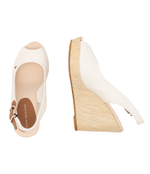 Босоножки ICONIC ELENA SLING BACK WEDGE Tommy Hilfiger - белый(FW0FW04789)