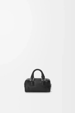 Loewe Сумка Amazona Nano в блестящей телячьей коже, черный