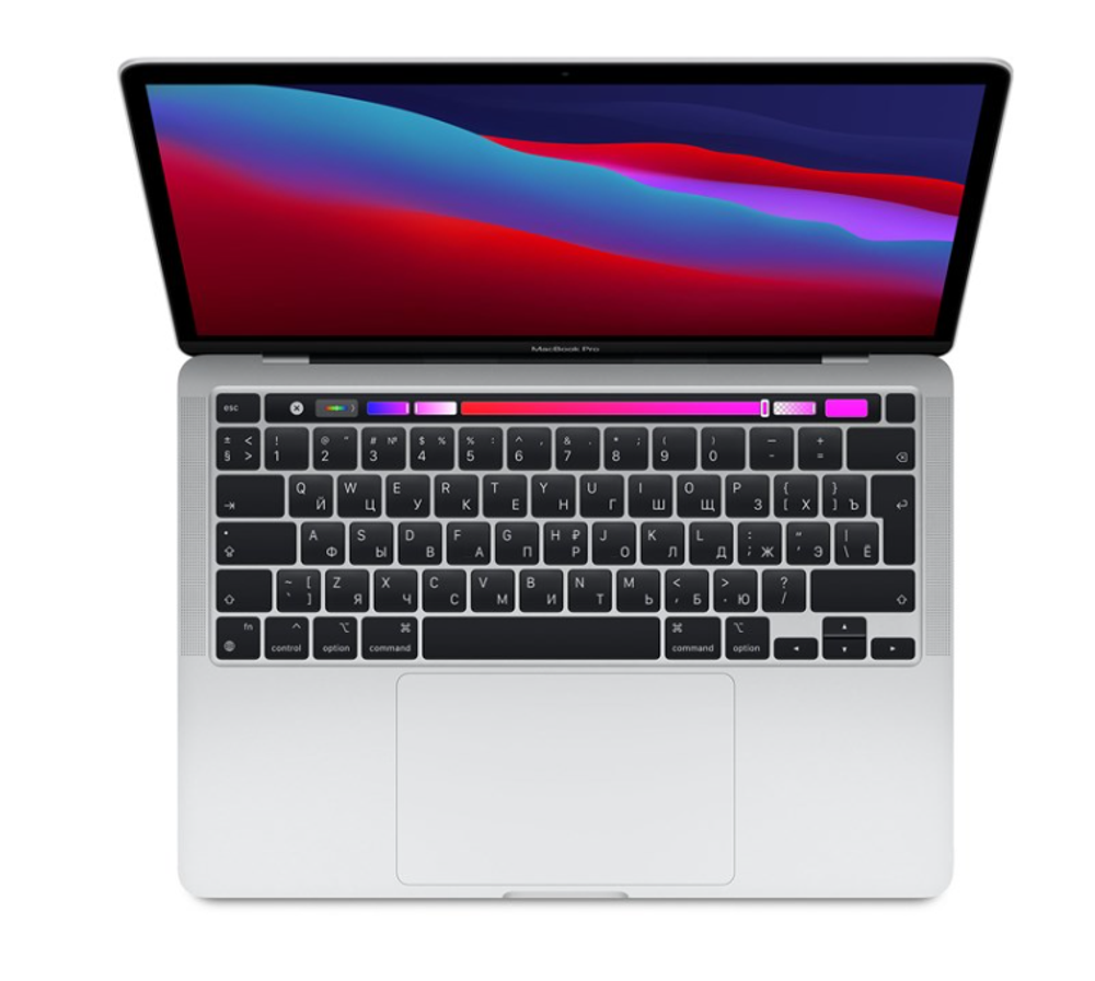 13.3" Ноутбук Apple MacBook Pro 13 2020 Silver (2560x1600, Intel Core i7-1068NG7, RAM 32ГБ, SSD 512ГБ, Intel Iris Plus Graphics, MacOS)