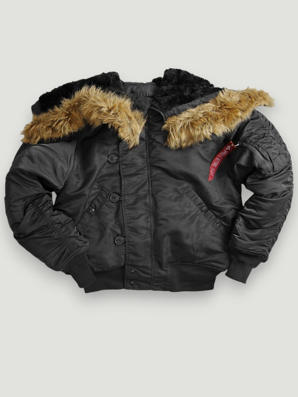 Alpha N-2B Flight Jacket (черная - black)