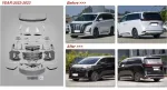Обвес для BYD Denza D9 2022-2023 Денза Бампер Решетка радиатора