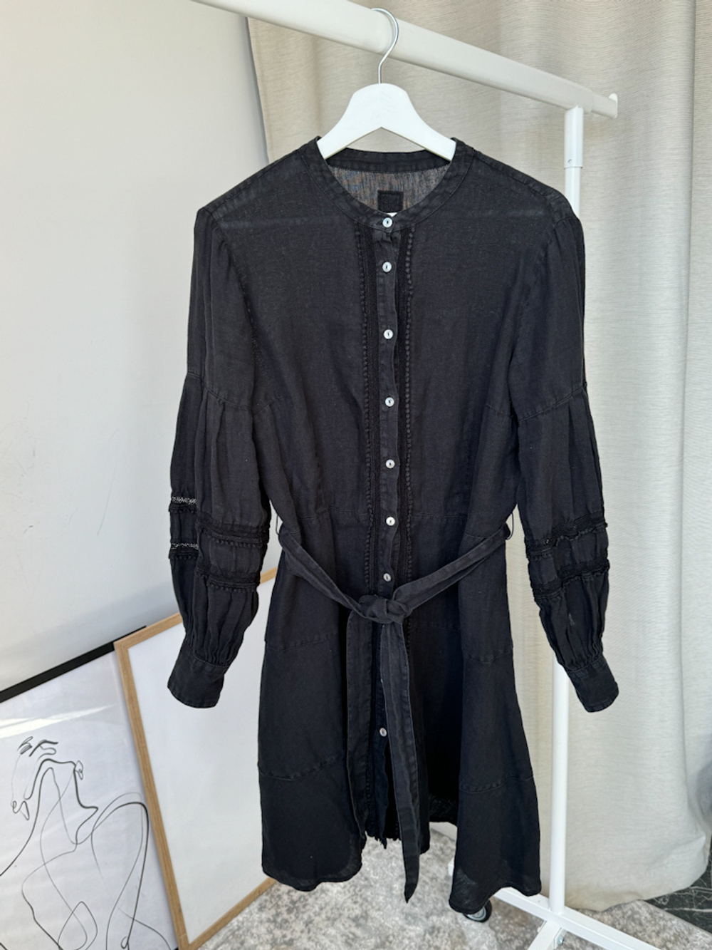Льняное платье 120% Lino, S