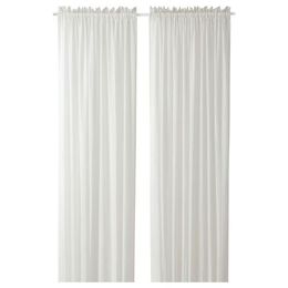Комплект штор IKEA MUNKBOMAL (МУНКБОМАЛ), Белый, 145x250 см, 2 шт
