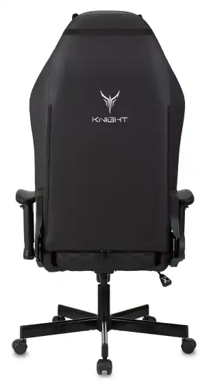 Кресло игровое Knight Neon черный соты экокожа с подголов. крестов. металл