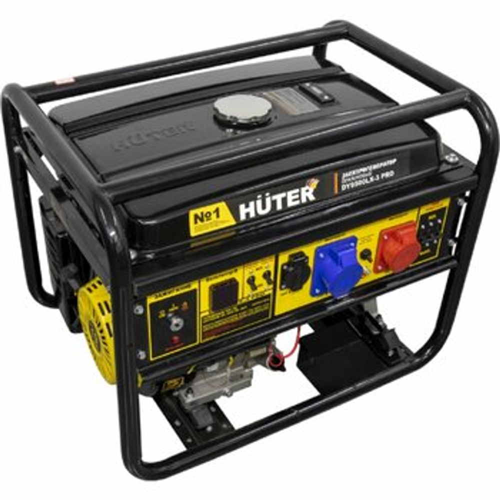 Бензиновый генератор HUTER DY9500LX-3 PRO, 8 кВт, электростартер, 64/1/77