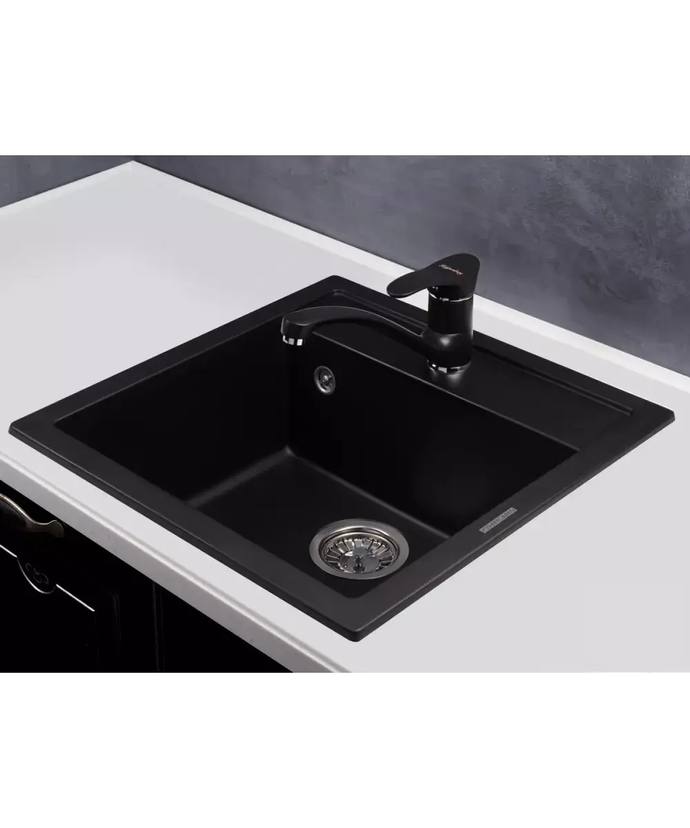 Кухонный смеситель Kuppersberg TOPAZ KG2560 BLACK METAL фото 2