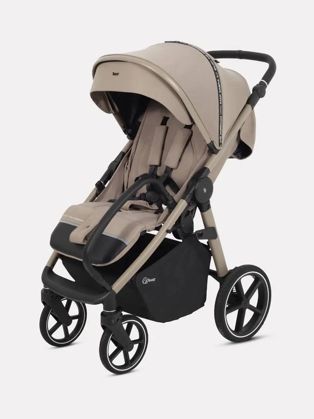 Коляска детская RANT "CASPIA soft" RA100 Sandy Beige