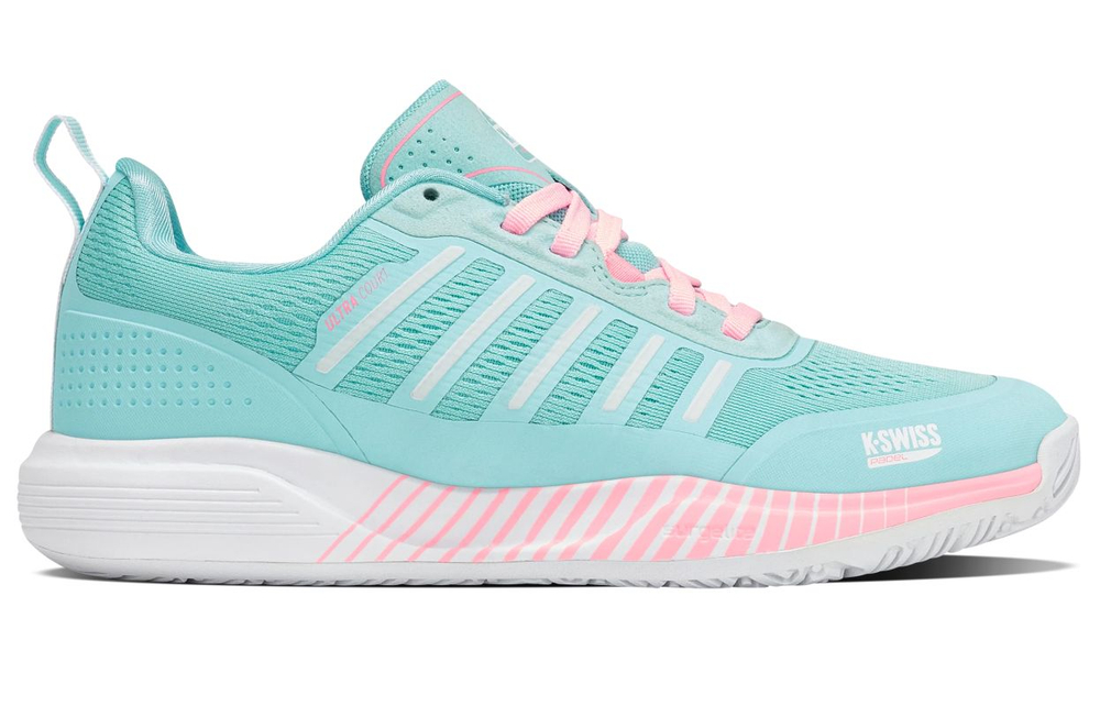 Женские кроссовки для падела K-Swiss Ultra Court Padel — soft neon blue/white/bubble gum