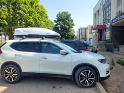 Автобокс Way-box Gulliver 520 на Nissan X Trail T 32 с рейлингами