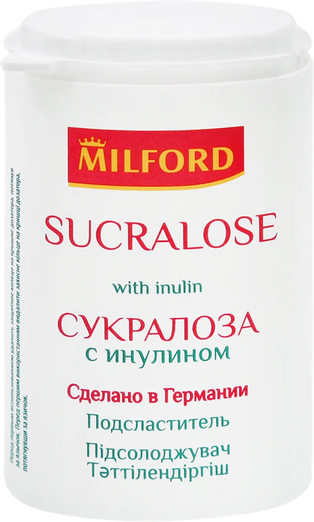 Подсластитель Сукралоза с инулином Milford 370таб