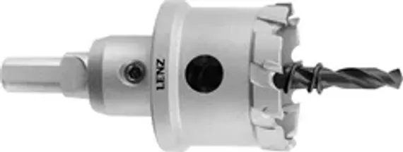 Коронка с твердосплавными напайками LENZ Ø14х5 мм, арт. LZCP-014