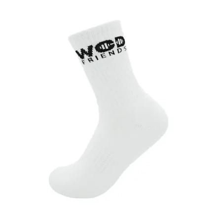 Носки облегающие WOD Friends Crew Sock (Белые)