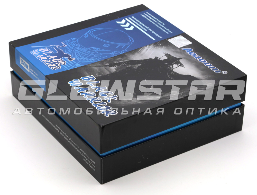 Билед модули Aozoom Black Warrior New 3.0 дюйма, 2 чипа, 5500K, 12V, 55W/65W, крепление 3R (комплект, 2шт)