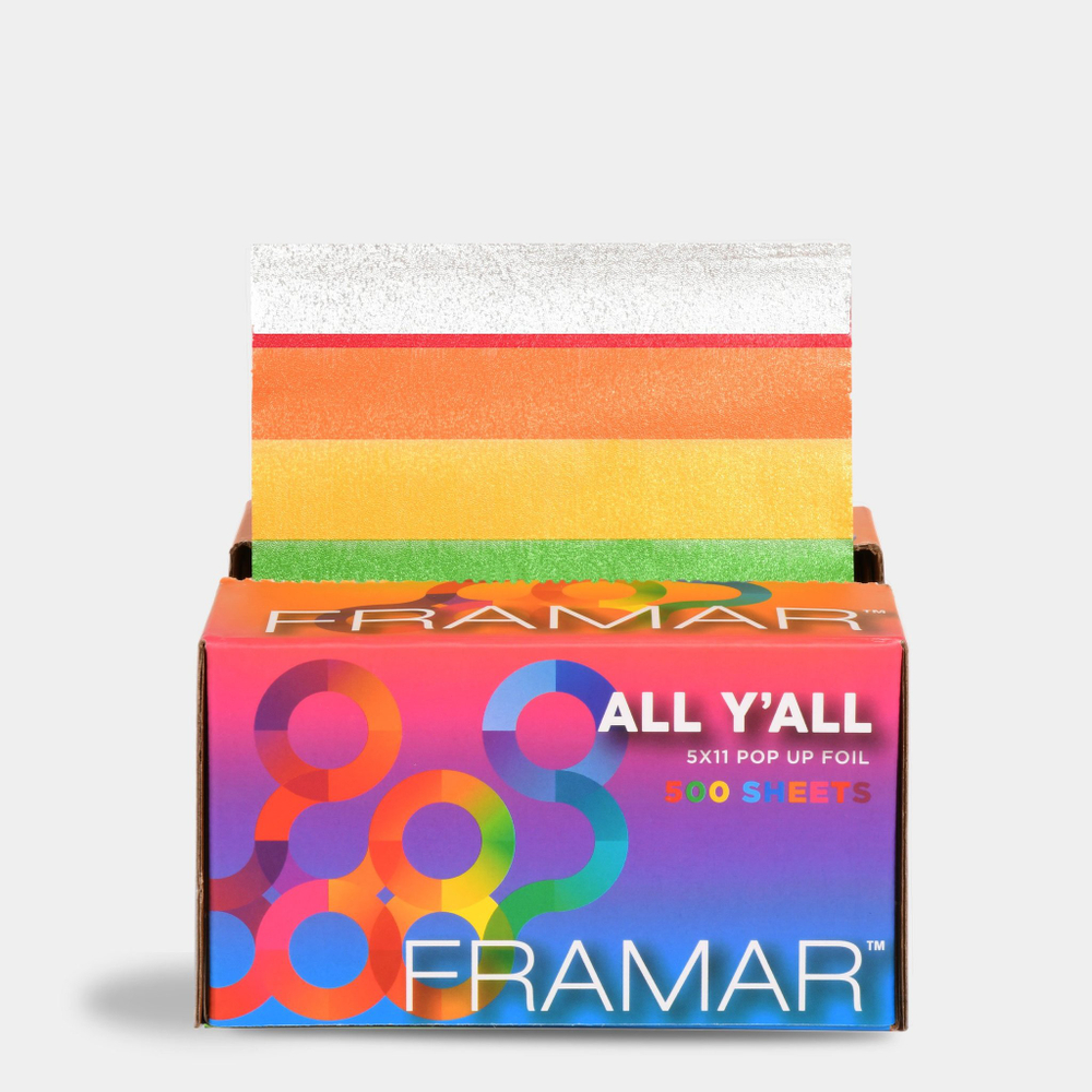 Embossed Roll Medium All Y'All 320 ft. / Фольга в рулоне с тиснением "Цвета радуги", 98 м