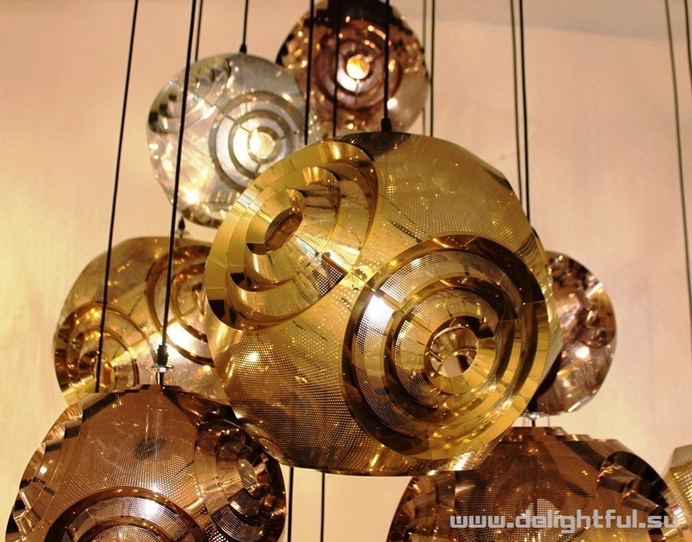 дизайнерский светильник Tom Dixon Curve 45 cm ( chrome )