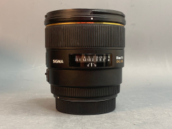 Sigma AF 85mm 1.4 EX DG HSM Canon EF царапины на передней линзе
