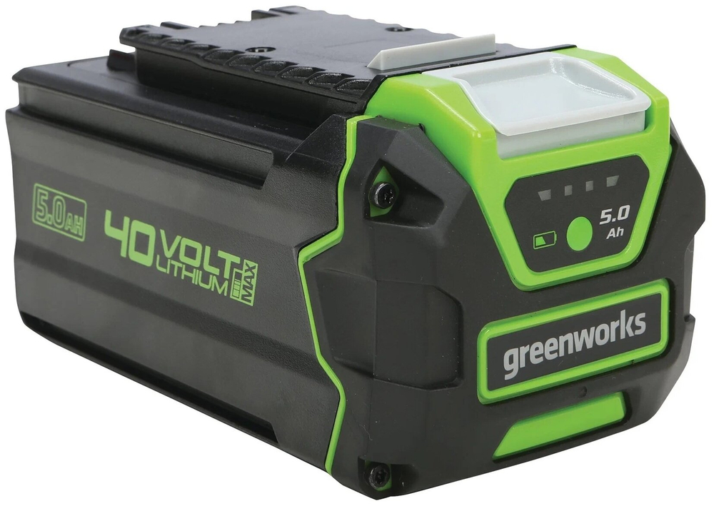 Аккумулятор GREENWORKS G40B5 40V,5Ач,LED индикатор (2927207)