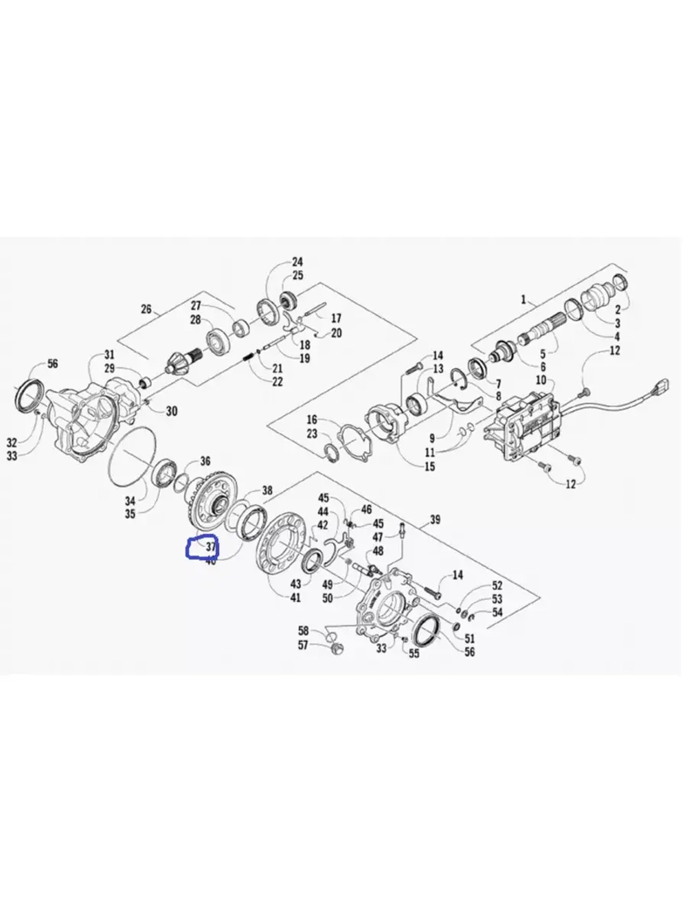 Шестеренка редуктора 0502-850