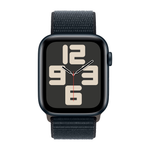 Умные часы Apple Watch SE 2 (2024) GPS, 44mm, Midnight Aluminium Case with Sport Loop, Ink (Темная ночь)